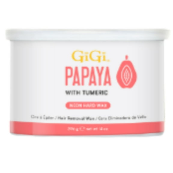 GiGi Wax Can Neon Hard Wax Papaya 14 oz #43389