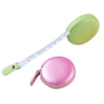 thumbnail image 1 of 2 Pack Soft Measuring Tape for Body Retractable, Sewing Tape Measure Double Scale, Tailor Cloth Knitting Craft Measurement, 1 of 5