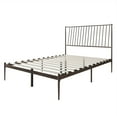 thumbnail image 3 of Castle Place Vintage Spindle Full Metal Platform Bed, Brown, 3 of 8