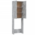 thumbnail image 3 of vidaXL Washing Machine Cabinet Concrete Grey 64x25.5x190 cm, 3 of 5