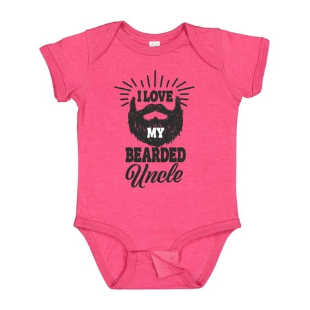 

Inktastic I Love My Bearded Uncle Gift Baby Boy or Baby Girl Bodysuit