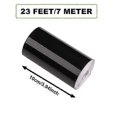 thumbnail image 1 of Motor Vehicle Parts Gloss Black Mouldings Trim Wraps For Car Styling Bumper Side Skirt Sticker Adhesive Tape Car Door Sill Trunk Edge Protection, 1 of 5
