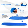 thumbnail image 4 of Spaco Inflatable Sleeping Pad with Carrying Bag-Blue, Self Inflating Sleeping Pad, 4 Seasons Camping Air Mattress Insulated Foam Sleeping Mat for Car Camping, Travel, Tent, Cot, Floor, 4 of 8