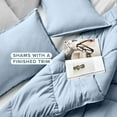 thumbnail image 5 of Bare Home Down Alternative Comforter Set - 3-Pieces - All Seasons - Full, Dusty Blue, 5 of 8