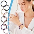 thumbnail image 1 of XWSHYW Esposas Pulsera de Cuentas de Piedra Natural, Joyería, Pulsera de Amistad Musical, Joyería para Amantes Populares de Medianoche, 1 of 3