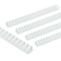 Uxcell 32mm (1/1/4") Plastic Binding Combs, 10 Pcs 21 Rings Comb Binding Spines 265 Sheet Capacity Letter Size for Binding Paper Sheets, White