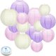 thumbnail image 1 of Abbraccia Set colgante redondo de papel colorido plegable DIY, decoración para fiesta, boda, festividad, 1 of 6