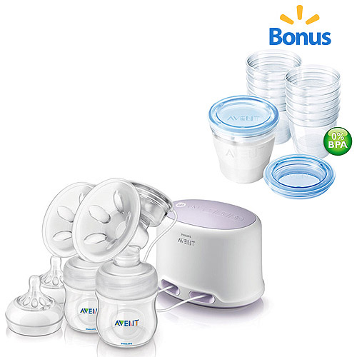 Philips AVENT Double Electric Breast Pump with Milk Storage Kit
