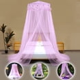 thumbnail image 4 of Princess Dome Mosquito Net Mesh Bed Canopy Bedroom Decoration Luxury Princess Bed Canopy Mosquito Net for Girl, Teens or Over Baby Crib in Nursery, 4 of 7