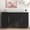 Black, variant on UZUGUL Black 4-Door Sideboard, Fluted Concave Grooves, Gold Handles, Adjustable Shelves, Modern Luxury, for Dining Room