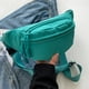 thumbnail image 1 of Bolso de pecho para mujer, riñonera de lona a la moda, riñonera, bolsas de viaje al aire libre (azul), 1 of 8