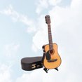 thumbnail image 3 of 1PC Mini Guitar Decoration Musical Instrument Model Lifelike Guitar Prop Household Decoration Teaching Aid 10cm, 3 of 5