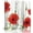 Red poppyGOO7913, variant on Square Canvas Wall Art for Kitchen Bathroom Honey Bee and Flower Retro Letter Background Picture Print Painting Artwork for Living Room,Bedroom,Office,Stretched and Framed 16"x16"