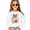 White Sweatshirt, variant on Girly Ghost & Orange Bow Fall Sweatshirt for Kids Cute Halloween Graphic Pullover Gray Sweatshirt Youth XS