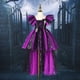 thumbnail image 5 of Disfraz de bruja de Halloween para niños y niñas, vestido de malla Alto y Bajo, Cosplay de vampiro con esqueleto 3D, fiesta de disfraces de Carnaval, 5 of 5