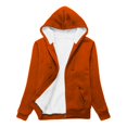 thumbnail image 2 of Savings Clearance 2024! TAGOLD Womens Coats Outwear,Fashion Woman Long Sleeve Open Front Loose Outerwear Solid Blouse Coat Tops Pockets Blouse Orange M, 2 of 6