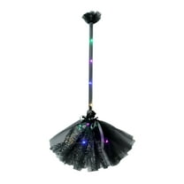 AuroraX Lights Up Decorations Brooms Plastic Halloween Led Light Witches Broomstick Home Room Halloween