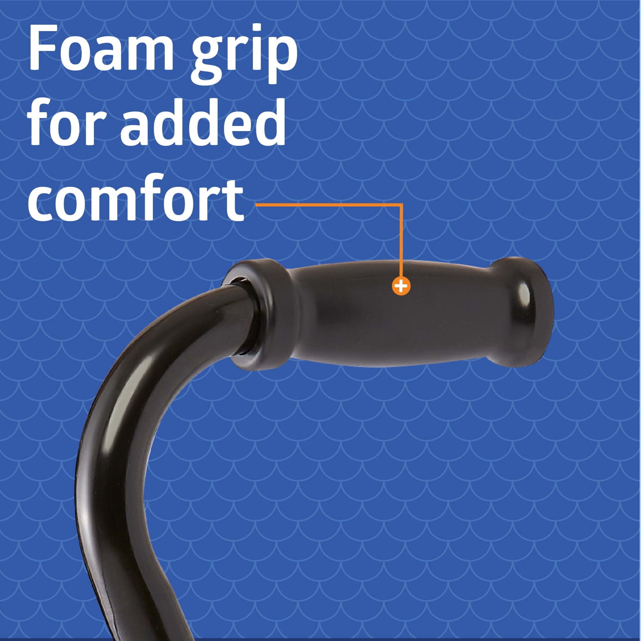 Medline Bariatric Quad Cane, 500 lb Weight Capacity