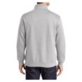 thumbnail image 2 of Mens 1/4 Zip Cotton/Poly Fleece Sweatshirt Athletic Heather X-Small, 2 of 8