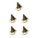 thumbnail image 3 of Moyic Anillo de servilleta de acero inoxidable de Navidad Titulares de pañuelos de papel portátiles de Navidad Banquete Decoración de Type2 NO2, 3 of 6