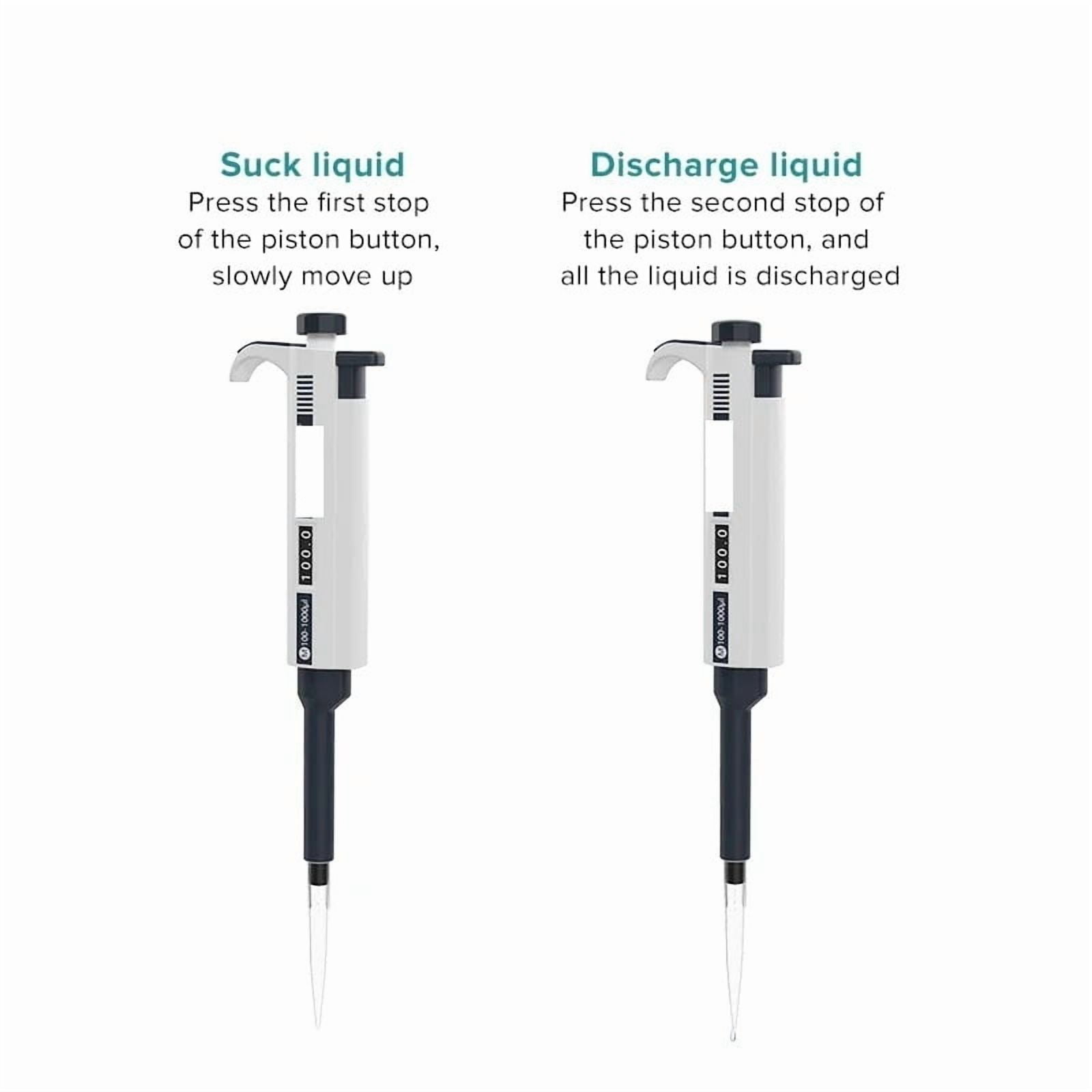 Laboratory Pipette Single Channel Of Pipettes Manual Adjustable Pipettor Digital Pipette Gun , High-Accurate