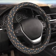 thumbnail image 4 of Kdxio Reindeer Print Elastic Stretch Steering Wheel Cover,Auto Steering Wheel Cover,15 Inch Anti-Slip,Warm in Winter and Cool in Summer,Fit Suvs,Vans Cars,Trucks, 4 of 7