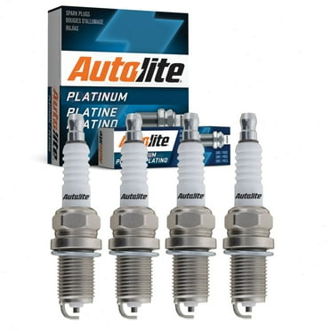 4 pc Autolite Platinum Spark Plugs compatible with Toyota Camry 2.2L 2.4L L4 1992-2011