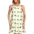 thumbnail image 1 of Xecao Teckel Chiot pour Robes d'Été pour Femmes Robes Décontractées de Plage Sans Manches T-Shirt Robe Évasée avec Poches, 1 of 7