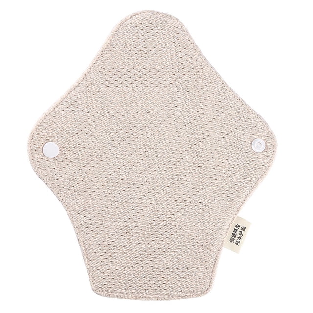 Almohadilla Lavable, Práctica Almohadilla Sanitaria Lavable, Transpirable, Cómoda, 7.5 X 2.6 Pulgadas Para Mujeres Femeninas