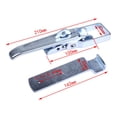 thumbnail image 2 of Dickly Galvanized Steel Trailer Lift Gate Latch Hasp Fits for Trailers, 2 of 6