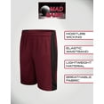 thumbnail image 2 of Mad Game Men's Active Shorts - 3 Pack Athletic Quick Dry Gym Basketball Shorts with Side Pockets and Drawstring (Sizes: S-XL), 2 of 7
