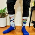 thumbnail image 3 of Dragon Riding a Shark Socks from the Sock Panda, 3 of 11
