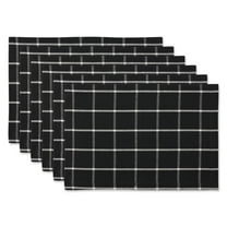 Black Check Placemat (Set of 6)