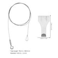 thumbnail image 2 of SEWACC 1 Set Heavy Duty Picture Hanging Wire Stainless Steel for Display in Hotels, 2 of 8