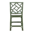 thumbnail image 4 of Hampton Chippendale Counterstool, 39.2"H, Dark Olive Green, 4 of 5