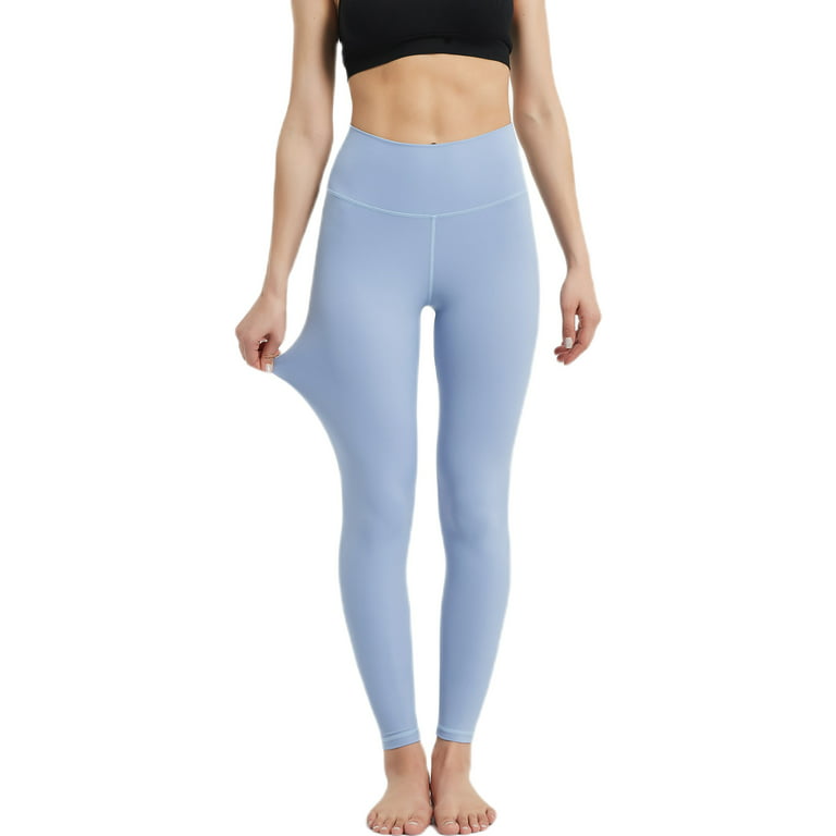 Active Comfort Women\'s High Leggings Stretch Tummy Compression Waisted High Control Brushed Activewear Pants Soft Fabric Seamless Yoga Workout Uncia in