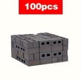 thumbnail image 2 of LOVEVER 100pcs Mini Cinder Blocks Realistic Fake Bricks Micro Building Blocks Micro Bricks Mini House Accessories for Mini Garden Landscape Model Architect Building Creative Gifts Christm, 2 of 6