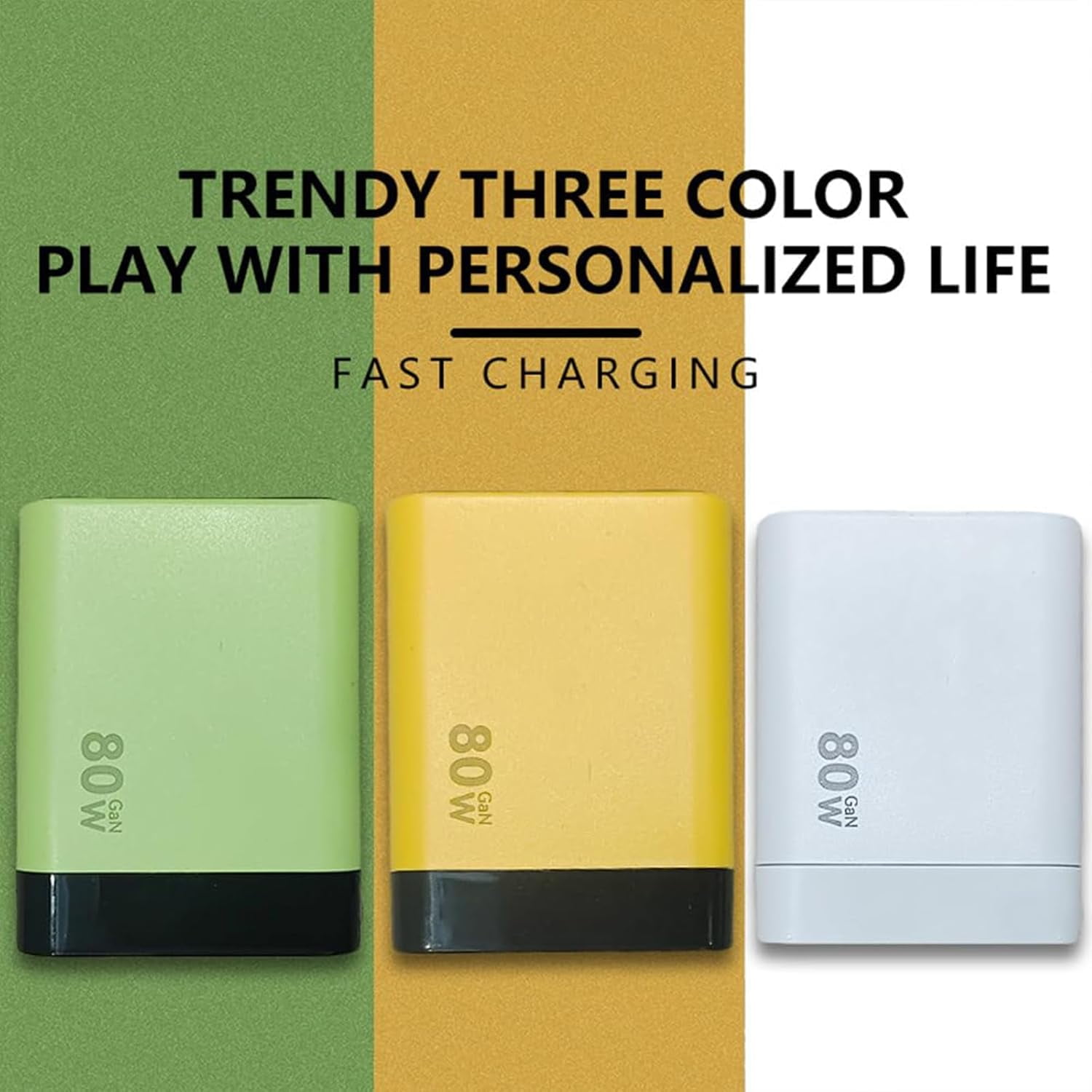 3 in 1 Chargers Retractable 80w Max Fast, 2025 Upgraded 3-in-1 Retractable Phone Charger, Scalable 80w Max Fast Charger Module with Type-C Cable and 2 USB Ports
