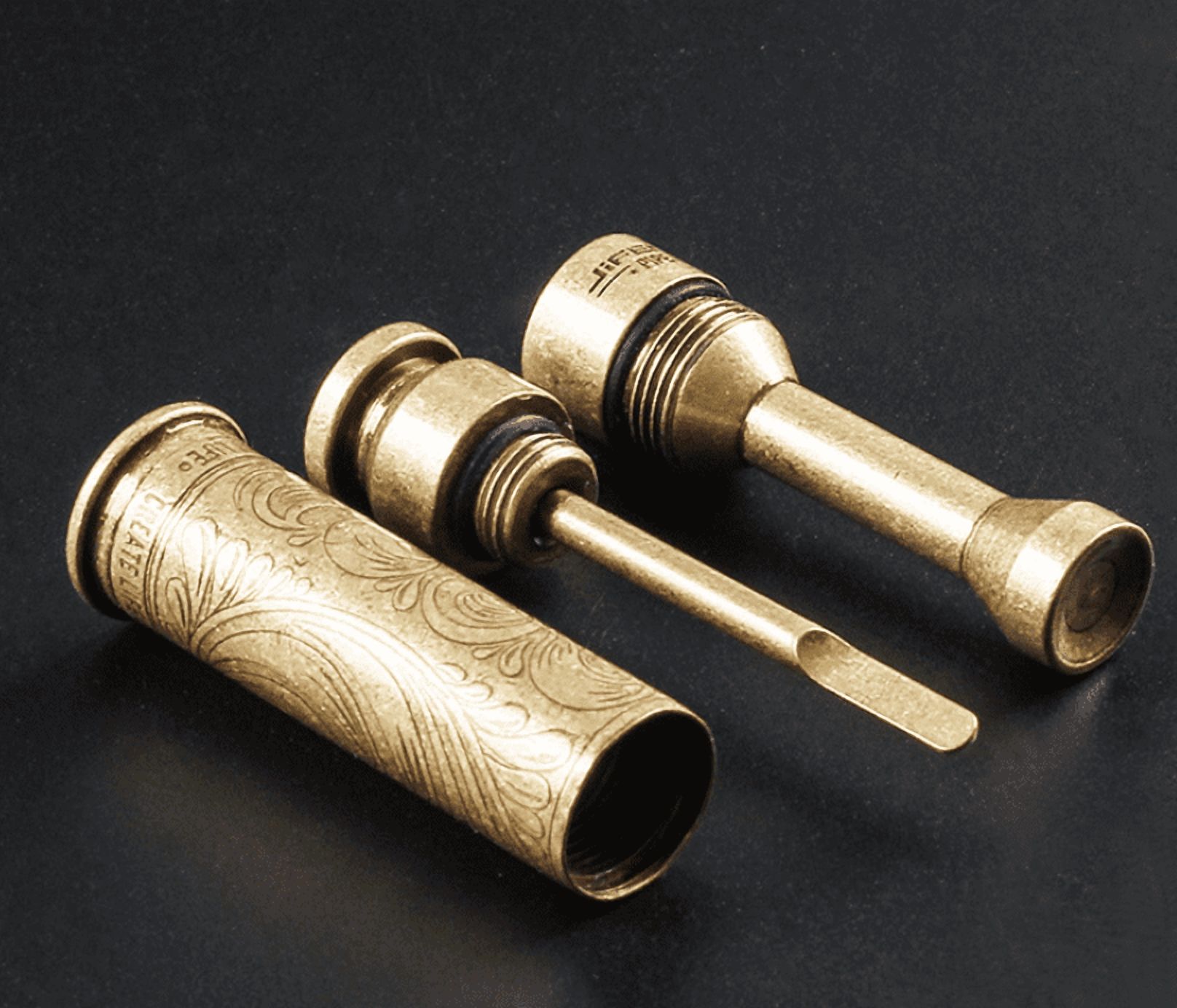New Pure Brass Tobacco Pipe Tampered Cigar Needle Dredged Pipe Cleaning Tool -