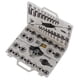 thumbnail image 3 of JUEGO DE MATRICES PARA MACHOS, Estructura de Acero de Alta Velocidad, Herramientas de Hardware de 45 Piezas Con Caja de Almacenamiento, Para Corte de Hierro Fundido, Acero,, 3 of 7