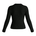 thumbnail image 5 of Tfken Tshirts For Women Long Sleeve Fall Slim Fit Tees Tops Casual T-Shirts Ladies Trendy Clothes Outwear Size L Black, 5 of 5