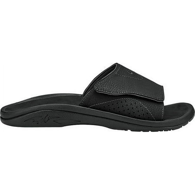nalu＊-11138 Nalu Slide Men's Beach Slide Sandals - Dark Java | OluKai