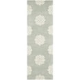 thumbnail image 2 of SAFAVIEH Soho Maui Geometric Wool Runner Rug, Grey/Ivory, 2'6" x 6', 2 of 9
