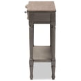 thumbnail image 6 of Baxton Studio Noelle Contemporary Wood 3-Drawer Console Table in Gray, 6 of 11