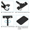 thumbnail image 4 of Uxcell Merchandise Sign Clip, Rotatable Price Tags with Display Board Black 8.5x16.5cm 4 packs, 4 of 5