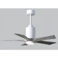 thumbnail image 4 of Matthews Fan Company Pa5-42 Patricia 42" 5 Blade Indoor Led Ceiling Fan - Brushed Nickel /, 4 of 7