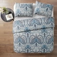 thumbnail image 3 of VCNY Home Lawrence Damask 3-Piece Quilt Set, King with Quilt and Shams, 3 of 5