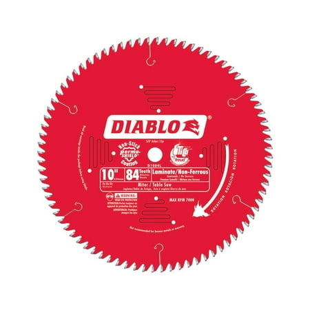 

Diablo D1084L 10-Inch 84T Laminate Chop/Slide Miter And Table Saw Blade