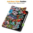 thumbnail image 4 of Dteck for iPad Pro 13 Inch 2024 Case with Pencil Holder, Slim Trifold Stand Case for iPad Pro 13" (M4) 2024,Graffiti, 4 of 6