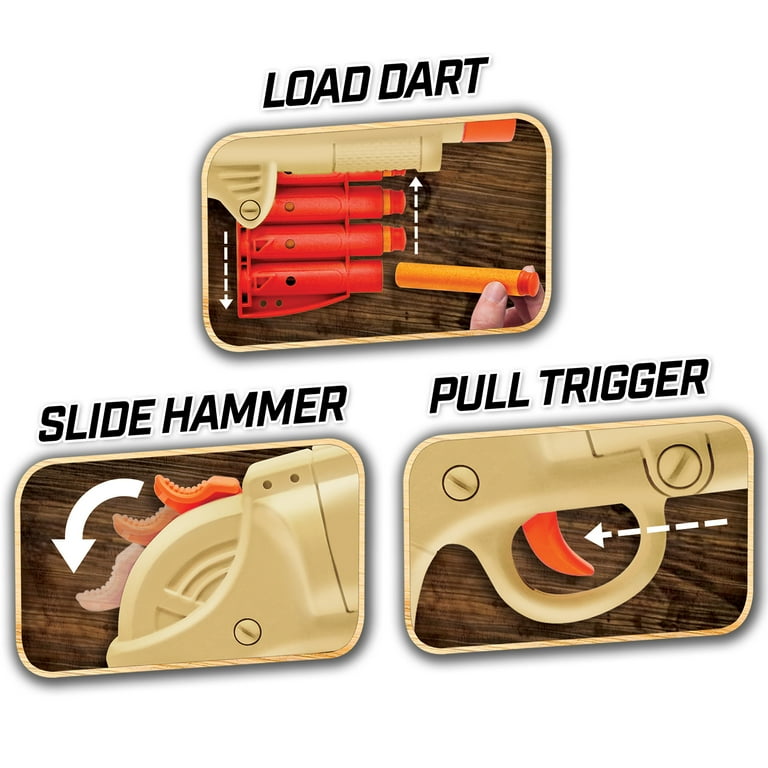 Lanard Huntsman: Big Brute - Beige-Green - Toy Foam Dart Blaster